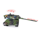 2.4G Henglong 1/16 Scale 7.0 Plastic Leopard2A6 Ready To Run RC BB IR Tank Barrel Recoil 3889 Tracks Sprockets Idlers Road Wheels