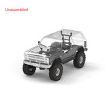 CROSS Radio Control 1/10 EMO AT4 4x4 Crawler Car Unassembled Unpainted KIT with 540 35T Motor Lights System Differential Lock