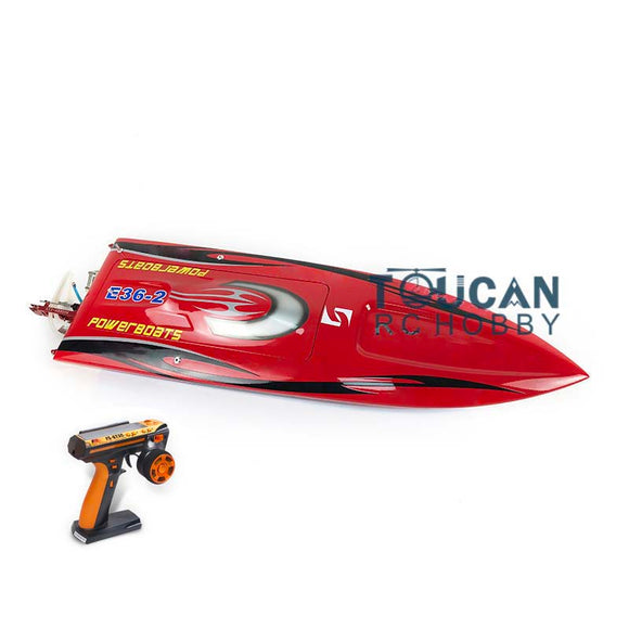 E36 Fiber Glass Electric Racing RTR RC Boat W/ Motor Servo ESC Battery GT3C Radio System Remote Control Toys