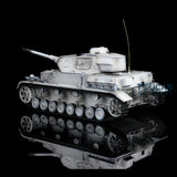 1/16 Scale TK7.0 Upgraded 2.4Ghz Henglong Panzer IV F2 Ready To Run Remote Controlled Tank 3859 W/ 360 Turret Tracks Sprockets