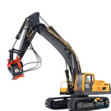 1/14 RC RTR Hydraulic Excavator EC360 JDM V2 Upgraded Digger Model with Sound & Light Systems Three-way directional valves Battry