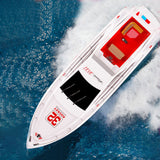 Heng Long RC Racing Boat 2.4G Remote Control High-Speed Luxury Yacht Ship Model with Servo Motor ESC Assembled Painted