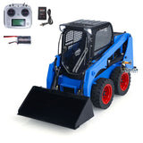 SM450 1/14 RC Hydraulic Wheeled Skid-Steer Metal Loader Remote Control Car Sound Light