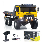 CR18P Flatbed Truck 6x6 RTR RC Rock Crawler 1/18 Scale Off-Road Truck 2-Speed Lights