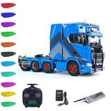 770S 1/14 RC Tractor Truck 8x8 Metal Chassis Remote Control Lorry ST8 Battery Assembled Truck