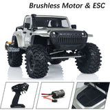 2Speed 1/8 RC Crawler Car CROSSRC EMO X 2025Type 4X4 Remote Control Off Road Vehicles Model Brushless 8IGHT FOC Motor ESC Light