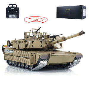 TD 1/16 Military RC Tank Abrams M1A2 SEP TUSK II Ugrade Radio Control Panzer Military Model Painted Assembled 67.5*23*19cm