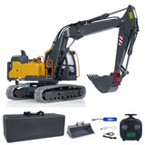 EC160E 1:14 RC Hydraulic CNC 3 Arms Excavator Remote Control Diggers Standard Version Painted and Assembled Flat Bucket