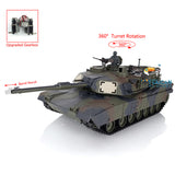 2.4Ghz Henglong 1/16 TK7.0 M1A2 Abrams Radio Controlled Tank 3918 Steel Gearbox Barrel Recoil Plastic Tracks Sprockets Idlers