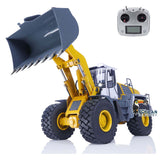 JZMODEL Metal 1/14 580 RC Hydraulic Equipment Loader Radio Control Construction Vehicle Hobby Models Sound Light System ESC