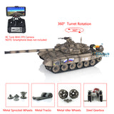 Upgraded Henglong 1/16 TK7.0 Russian T90 Ready To Run Remote Controlled Tank 3938 W/ 360Turret FPV Metal Tracks Sprockets