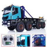 1/14 8x8 RC Rock Crawler Car Climbing Vehicle Remote Control Flatbed Truck DIY Car Model Light Sound System Servo ESC