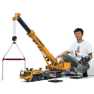 1/14 Eyewhale LTM1350 6 Axles RC Mobile Cranes Remote Control Hydraulic Giant Truck Heavy-duty Car 5M Length PNP 3-Speed DIY Model