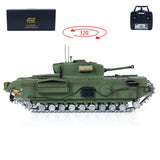 TD 1/16 Military RC Tank Churchill Mk.VII Metal Tracks Radio Control Vehicles Smoke Unit Light Sound USB DIY Cars