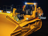 Pre-order 1/14 JDM Model D575 Heavy Hydraulic Bulldozer 575 Painted Assembled Dozer Radio Control Paladin 18 Lite Sounds Lights System teshulianjie