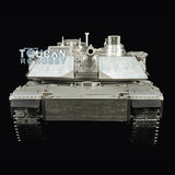 60KG 1239MM Henglong 1/8 Scale Full Metal USA M1A2 Abrams RTR RC Tank 3918 Battery with Pivot steering Light Sound