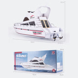 Heng Long 2.4G Ship RC Racing Boat Model Remote Controlled High-Speed Yacht ESC Servo Motor 20KM/H 70x19.9x19.5cm