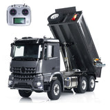 Metal 1/14 Hydraulic RC Dump Truck 3363 6x6 Remote Control Tipper Car Sound Light