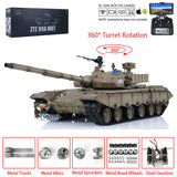 Henglong 1/16 7.0 99A FPV RC Panzer Remote Controlled Tank 3899A 360 Turret Metal Tracks Wheels Hobby Model Gift Toy