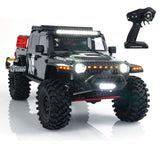 CORSSRC 1/8 RC 4WD EMO X4 Off-road Vehicle 4x4 Radio Control Crawler with 2-speed Transmission Light System CNC Threaded Shock Absorbers