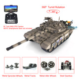 Upgraded Henglong 1/16 TK7.0 Russian T90 Ready To Run Remote Controlled Tank 3938 W/ 360Turret FPV Metal Tracks Sprockets