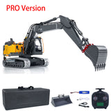 1:14 CNC EC160E Pro 3 Arms RC Hydraulic Equipment Excavator Metal Remote Control Diggers Simulation DIY Model Light System