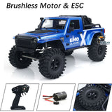 2Speed 1/8 RC Crawler Car CROSSRC EMO X 2025Type 4X4 Remote Control Off Road Vehicles Model Brushless 8IGHT FOC Motor ESC Light