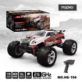 HG 2.4GHz 4X4 1/10 RC High-speed RC Rock Crawler Car Remote Control Climbing Vehicles Unassembled and Painted 30KM/H