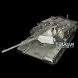 60KG 1239MM Henglong 1/8 Scale Full Metal USA M1A2 Abrams RTR RC Tank 3918 Battery with Pivot steering Light Sound