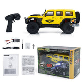 4x4 1:18 Radio Control Off-road Vehicle Hobby Plus CR18 RTR RC Crawler Car Model with Motor Servo ESC Light System Controller