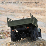 CROSS RC Model 1/12 Scale KC6E Trucks Off Road Military Cars 6*6 KIT With Motor Metal Hubs Protective Bottom Plate Hooks Unpainted