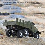 CROSS RC Model 1/12 Scale KC6E Trucks Off Road Military Cars 6*6 KIT With Motor Metal Hubs Protective Bottom Plate Hooks Unpainted