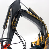 1/14 RC RTR Hydraulic Excavator EC360 JDM V2 Upgraded Digger Model with Sound & Light Systems Three-way directional valves Battry