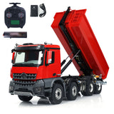 Kabolite K3365 1/14 RC Hydraulic Dump Truck 8X8 RTR Remote Control Tipper Cars with Light Sound System 2-Speed Transmission