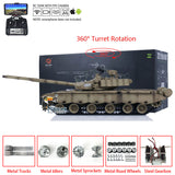 Henglong 1/16 7.0 99A FPV RC Panzer Remote Controlled Tank 3899A 360 Turret Metal Tracks Wheels Hobby Model Gift Toy