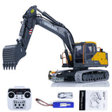 1:14 Double E E010 EC160E Full Alloy Metal RC Excavator Radio Controlled Engineering Vehicle Toys Hobby Model DIY