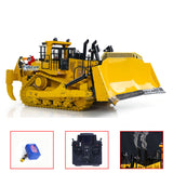 1/14 D11T Hydraulic RC Bulldozer Remote Control Dozers Heavy-duty PL18EV Smoke Sound Light Ready to Run Painted Assembled