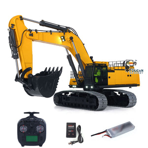 ZOOMLION ZE960G 1/12 Metal Tracked Hydraulic RC Excavator Double Pump Heavy Digger Somke Sound System ST8 Radio