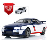 Capo 4x4 1/8 RC Drift Racing Car R34 RTR Metal High-speed Cars Brushless Motor Magnesium Alloy Car Shell All CNC parts