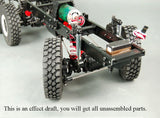 CROSS RC 1/12 MC6B Off Road Military Truck Model 3Axles KIT Motor Without Radio ESC 725*218*250MM Unassembled Unpainting New