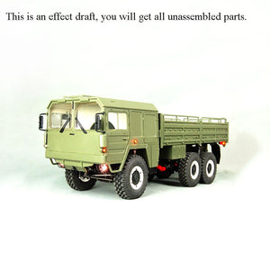 CROSS RC Car Model 1/12 Scale MC6C Off Road Military Trucks Cars KIT Motor Light Sound Systerm 725*218*250MM Unpainted Unassembled