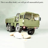 CROSS RC Car Model 1/12 Scale MC6C Off Road Military Trucks Cars KIT Motor Light Sound Systerm 725*218*250MM Unpainted Unassembled