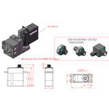 CUT Model 1-5CH Metal Reversing Valve With 1-5 Servos for 1/14 1/16 Scale Remote Control Excavator Dozer Loader Forklift Truck Model