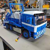 1/14 VL18U F2000 RC Hydraulic Euipment Remote Controlled Skip Loader Metal Swing Arm Loaded Dump Car Model Painted Assembled