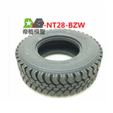 Degree Spare Part Rubber Tires Tyre for 1/14 Scale 770S 56368 RC Tractor Truck Tamiya Radio Control Car Vehicle Model