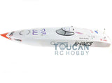 G26IP1 26CC White Fiber Glass 50KM/H Gasoline Race ARTR RC Boat Engine Radio System Remote Control Model Toys