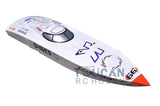 G26IP1 26CC White Fiber Glass 50KM/H Gasoline Race ARTR RC Boat Engine Radio System Remote Control Model Toys