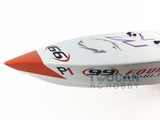 G26IP1 26CC Prepainted Gasoline KIT RC Boat Hull Only for Advanced Player without Engine Propeller Radio Servo