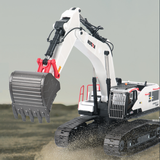 1/14 HUINA Metal RC Excavator Model 1594 Radio Light Battery 22CH Sound Toys Gift for Adults Children DIY Model