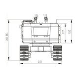 Metal 1/14 374F Hydraulic RC Excavator Remote Controlled Engineering Vehicles Assembled & Painted Light Sound System